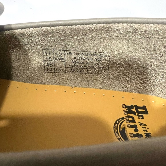 Dr. Martens Men’s Adrian YS Leather Tassel Loafer in Olive Green New - Picture 16 of 16